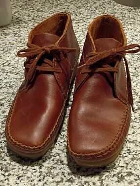 Men's Brown Leather Chukka Boots